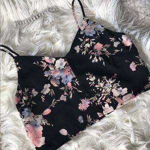 Floral Crop Top
